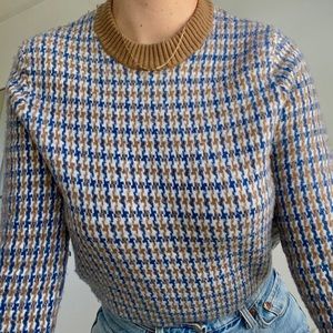 Michael Kors Gingham Vintage Sweater